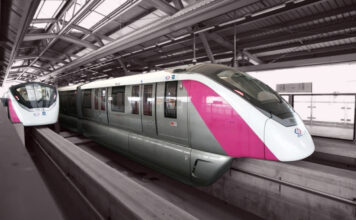 รถไฟฟ้าสายสีชมพู ขบวนรถไฟฟ้า