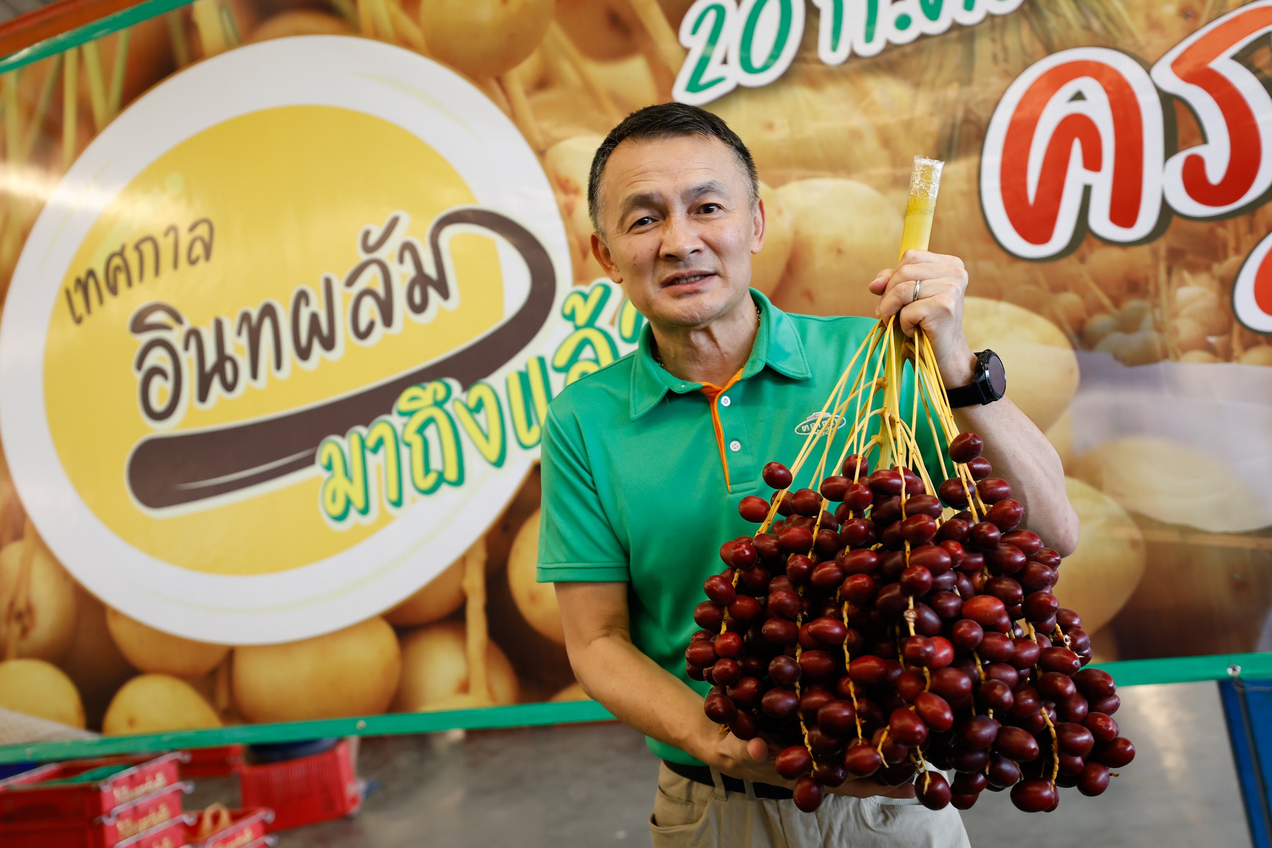 ตลาดไท เปิดพื้นที่กระจายอินทผลัม ออกสู่ตลาด กว่า 1,500 ตัน