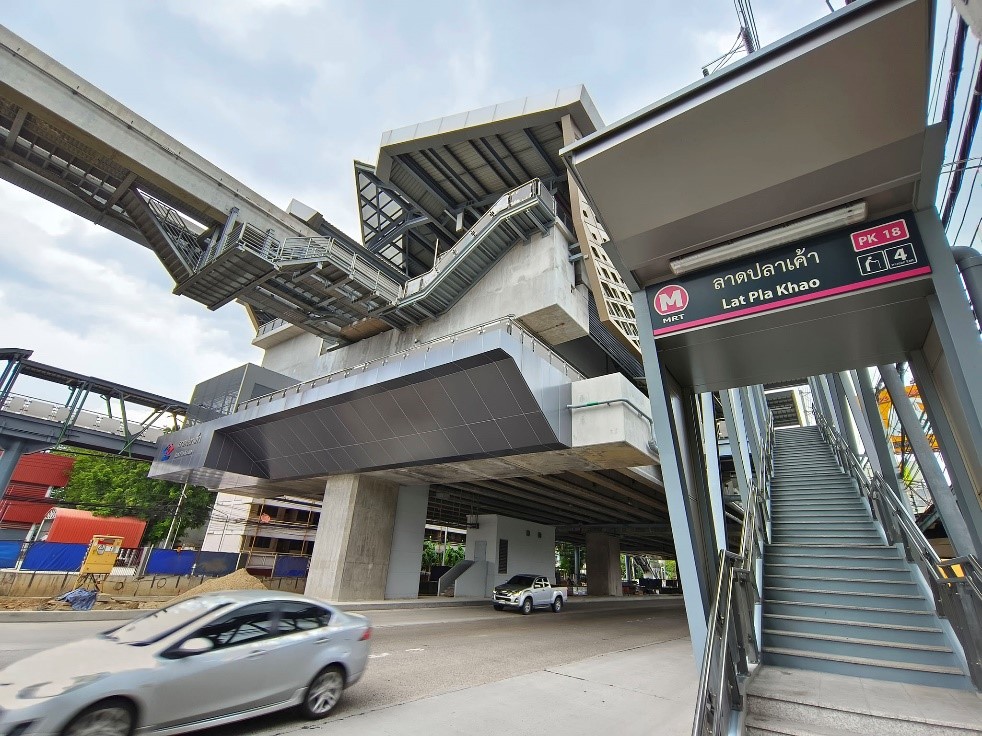 ณวรางค์ แอสเซท ชี้ลาดปลาเค้าบูม รถไฟฟ้าสีชมพูคืบหน้ากว่า 97%