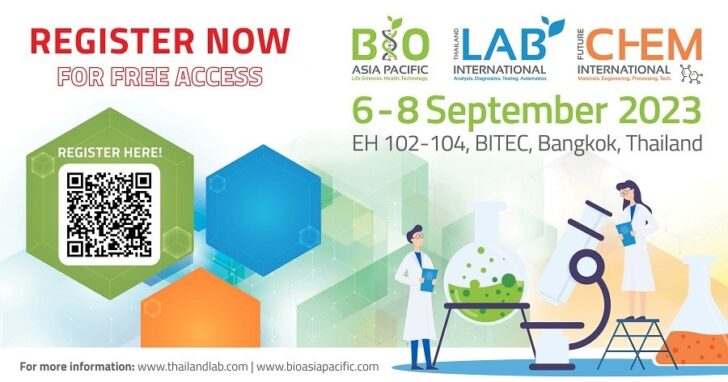 1. งาน Thailand LAB, Bio Asia Pacific และ FutureCHEM 2023
