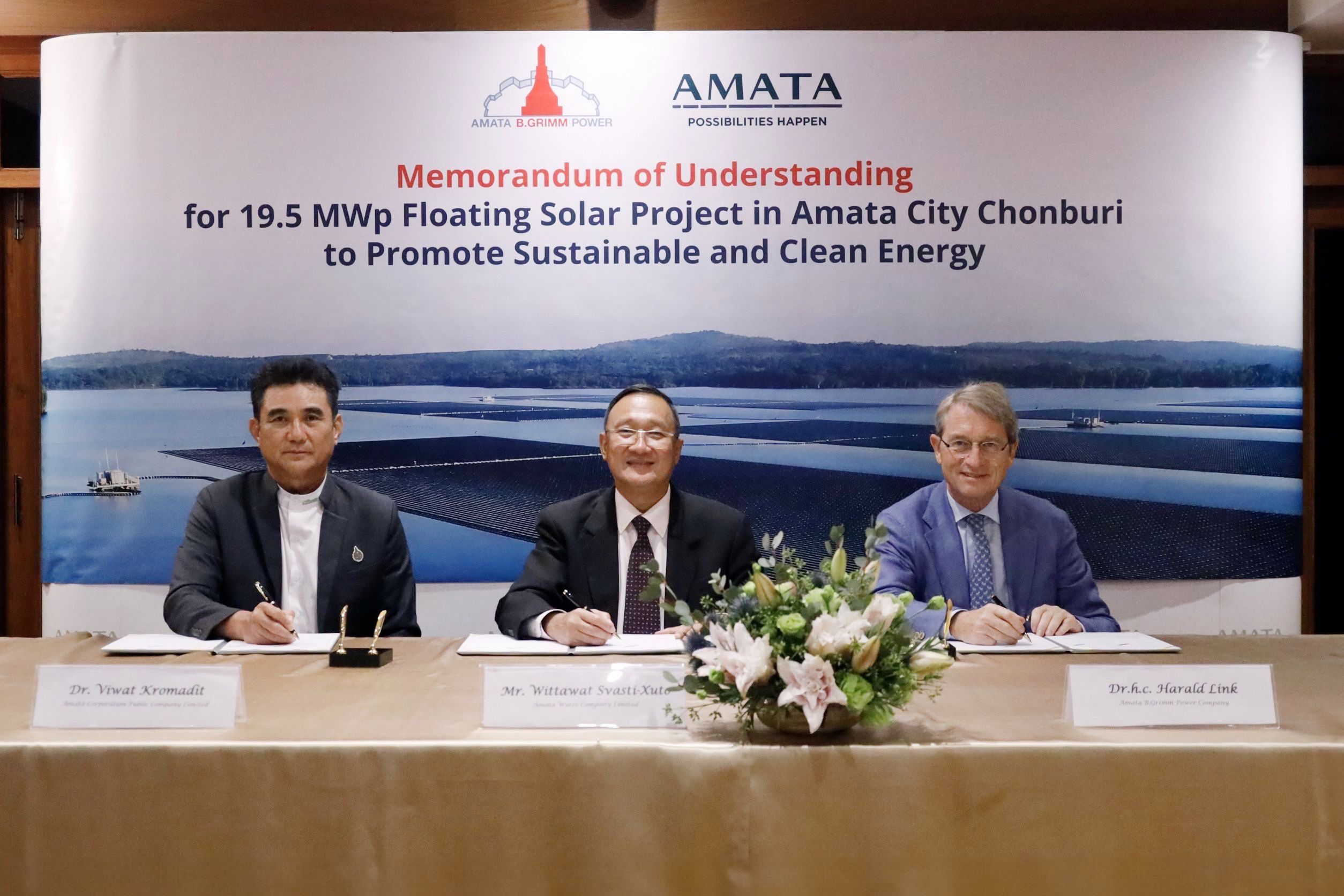 อมตะ บี.กริม เพาเวอร์ ผุดโซลาร์ฟาร์มลอยน้ำขนาด 19.5 MW มุ่งสู่ Net Zero