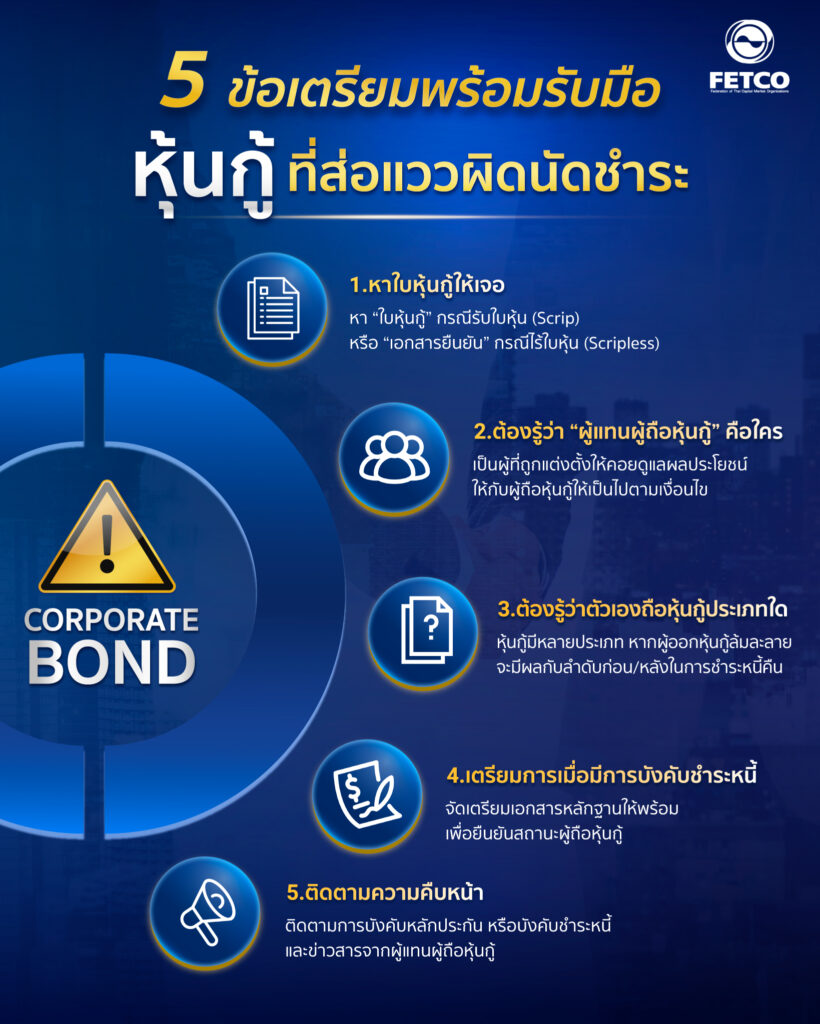 เปิด 5 เรื่อง เตรียมพร้อมรับมือ “หุ้นกู้” 