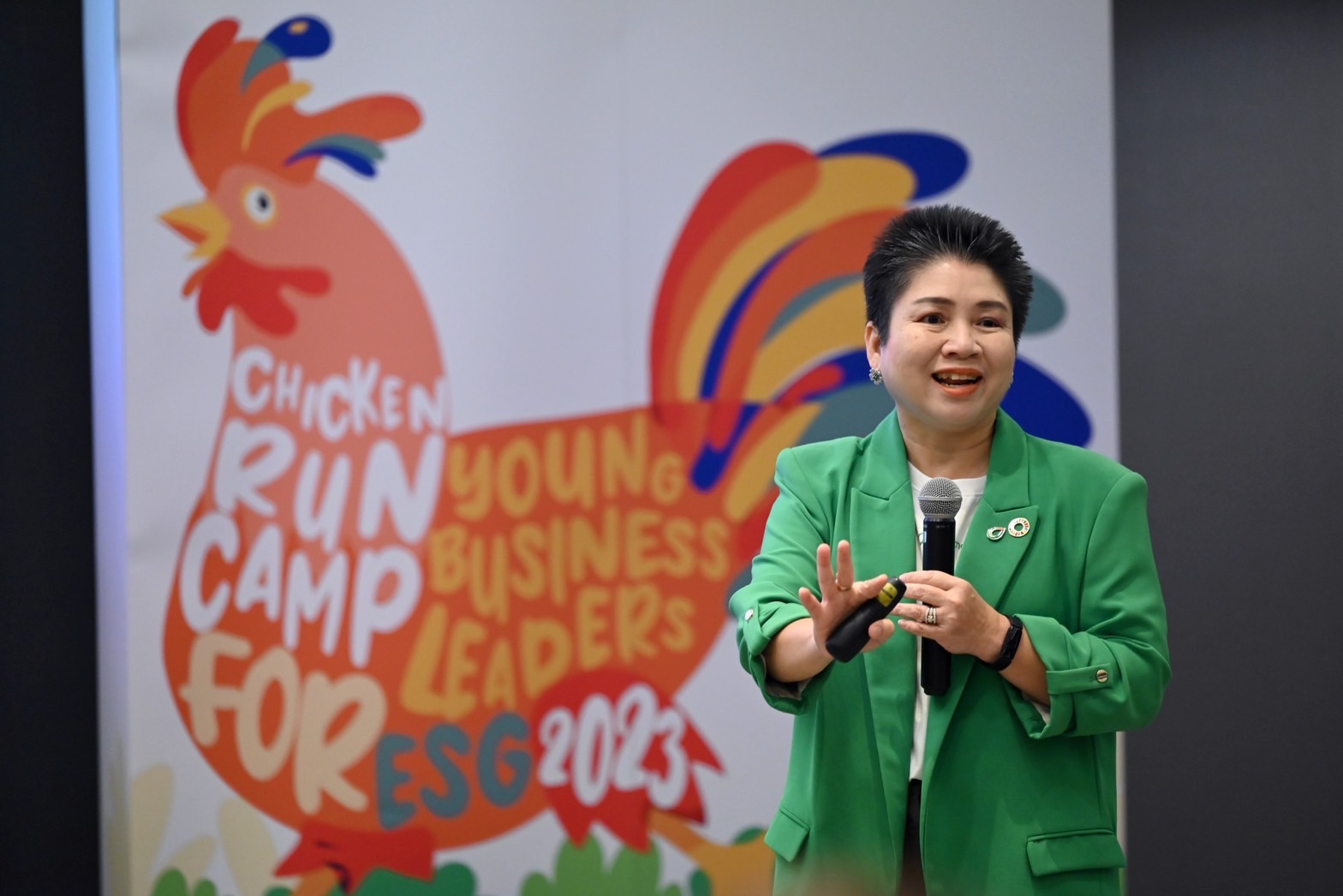 บางจากฯ โชว์วิสัยทัศน์ด้านความยั่งยืนในงาน Chicken Run Camp 2023