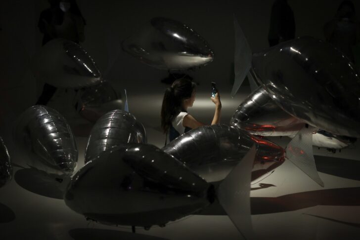 FLOCK OF FLOCK OF ศิลปะสุดล้ำ เชื่อมจินตนาการกับความจริงด้วย AI ที่ทรูดิจิทัล พาร์ค