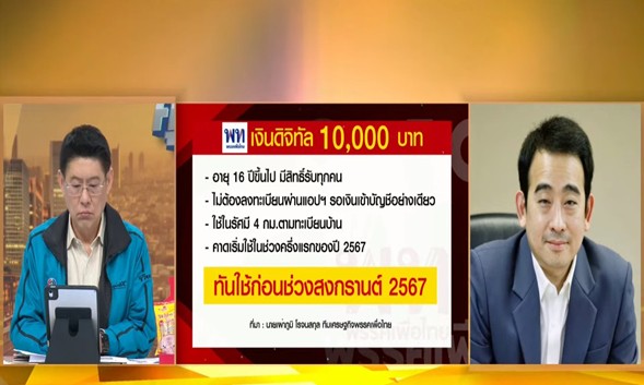 แจกเงินดิจทัล 