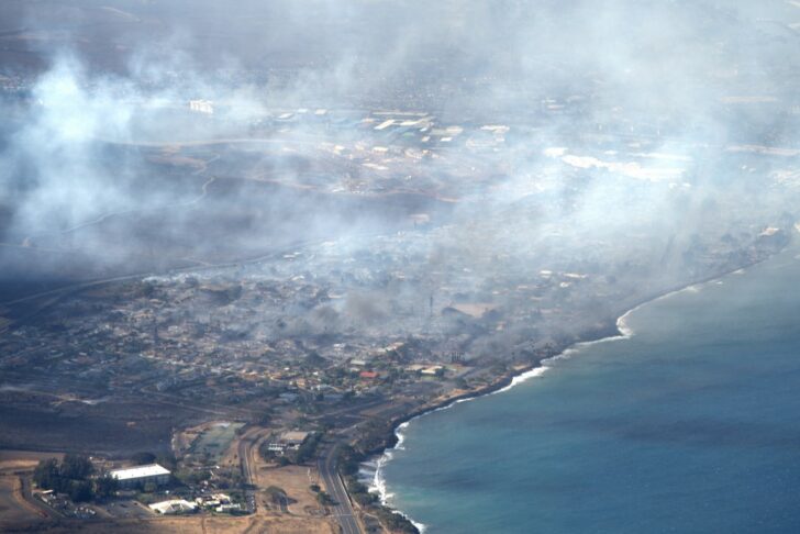 US-FIRES-HAWAII ไฟป่าเมืองลาไฮนา รัฐฮาวาย สหรัฐอเมริกา
