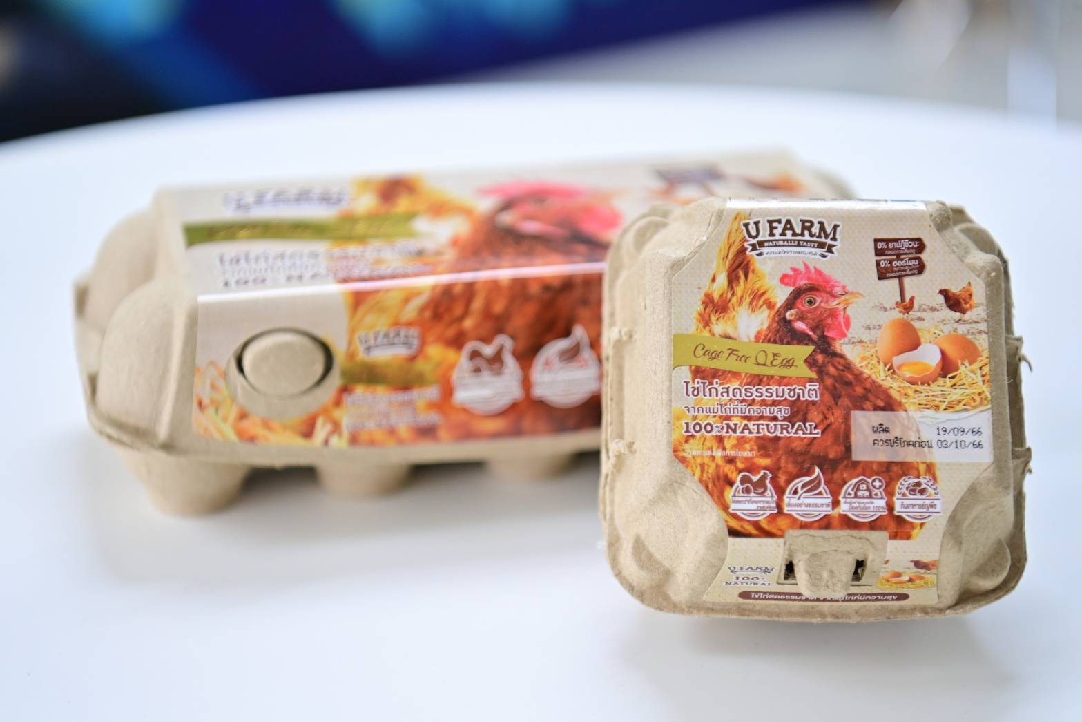 ซีพีเอฟส่ง “ไข่ไก่ปลอดคาร์บอน” ยูฟาร์ม ทำตลาดรายแรกของเอเชีย