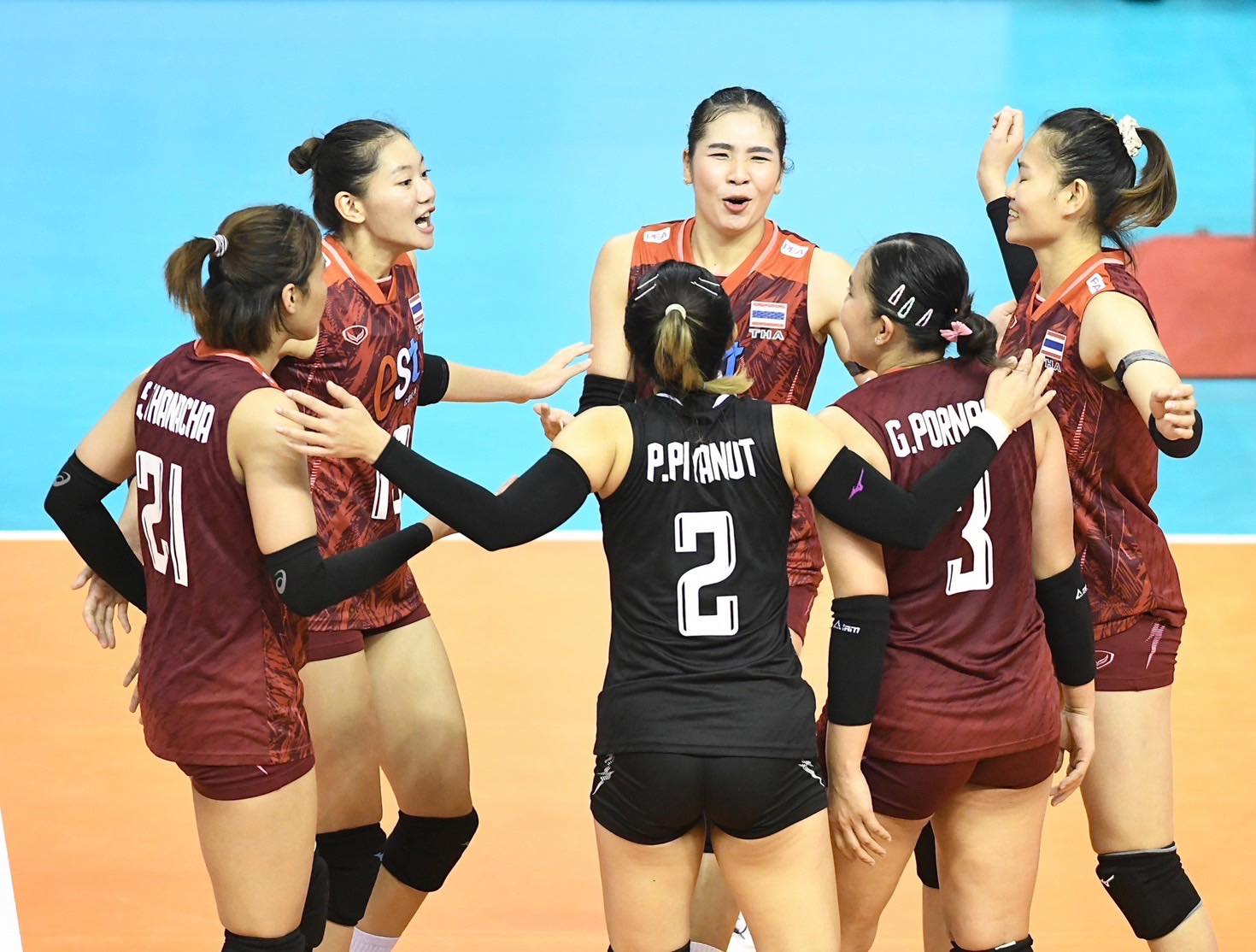 วอลเลย์บอลหญิง ชิงเเชมป์เอเชีย ไทยตบชนะเกาหลีใต้ 3-0 เซ็ต