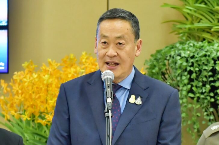 96663 เศรษฐาให้สัมภาษณ์ภายหลังเดินทางถึงไทย หลังไปประชุม UNGA78 นครนิวยอร์ก สหรัฐอเมริกา