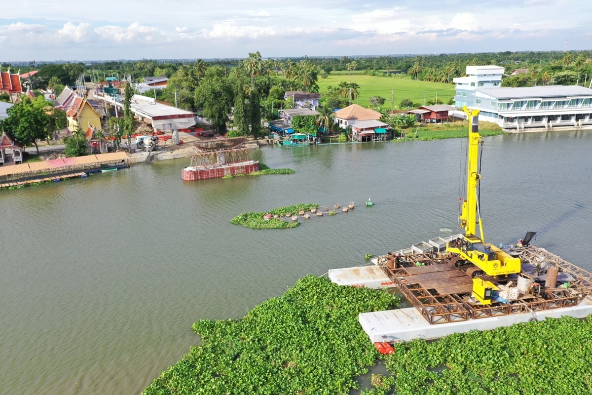 ทช.เผยความคืบหน้า ‘สะพานข้ามแม่น้ำนครชัยศรี’ งบฯก่อสร้าง 114 ล้าน