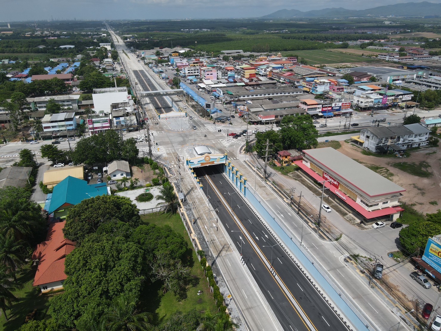 ทางหลวงมาบตาพุด-นิคมพัฒนา ใช้งบฯกว่า 1.4 พันล้าน สร้างเสร็จแล้ว หวังหนุน EEC