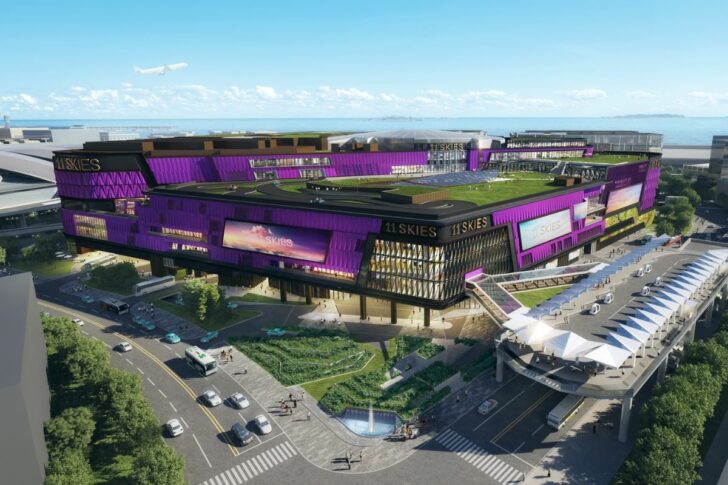 HongKong-Mall ภาพเรนเดอร์ห้าง 11 SKIES โดยจะมีร้านค้าของฮ่องกงดิสนีย์แลนด์ภายใน