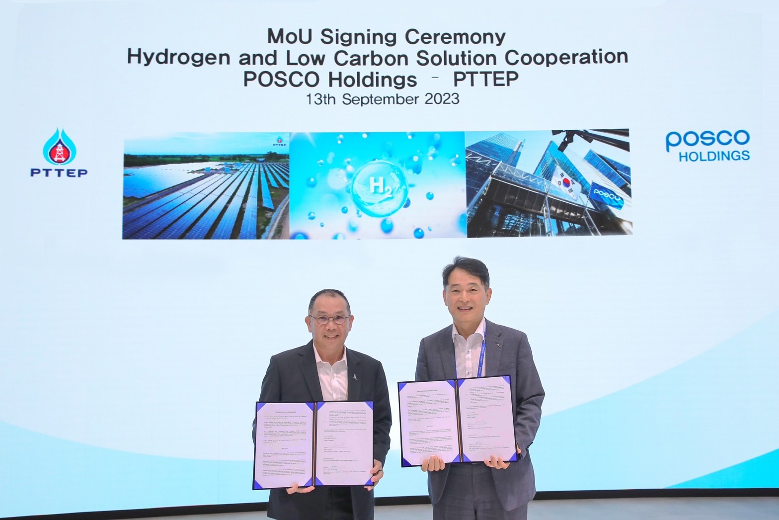 ปตท.สผ. ผนึกโพสโค โฮลดิ้งส์ ต่อยอดพลังงานไฮโดรเจน-CCS แบบครบวงจร