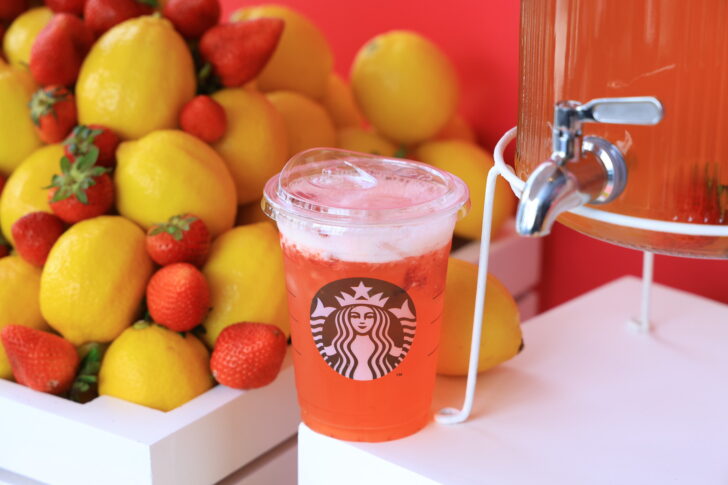 Strawberry Acai with Lemonade Starbucks Refreshers