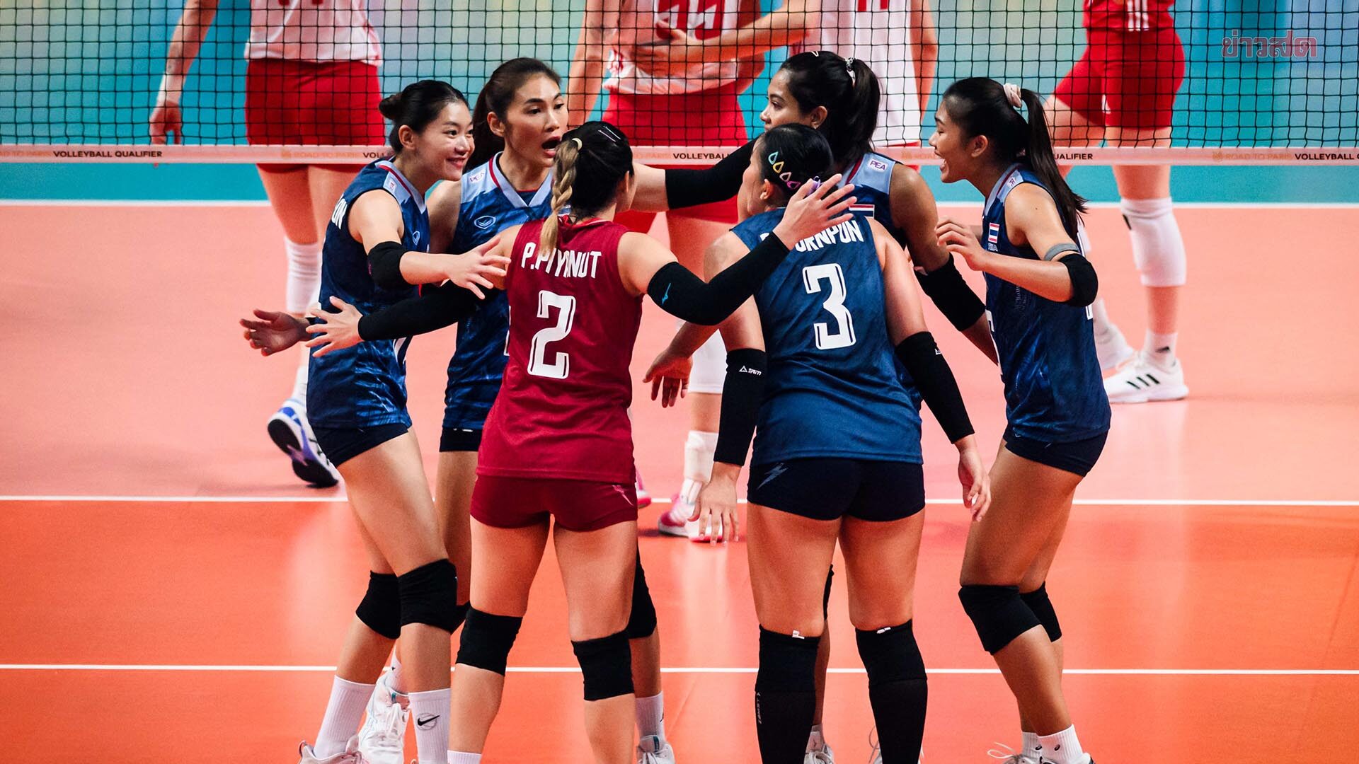 วอลเลย์บอลหญิง คัดเลือกโอลิมปิก 2024 ไทย ชนะ โปแลนด์ 3 ต่อ 2 เซต