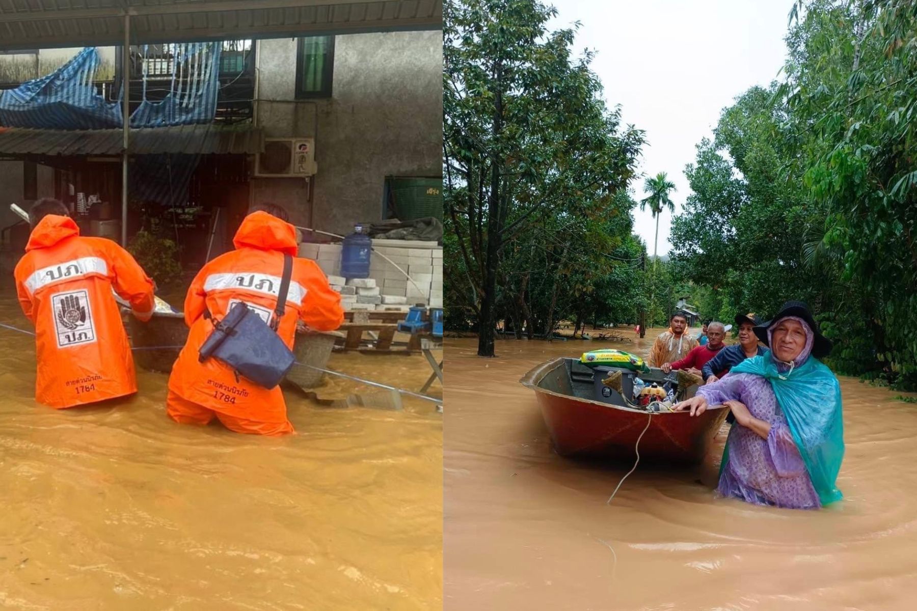 จันทบุรีอ่วม ฝนถล่ม-น้ำป่าไหลหลากท่วมหนัก 2 อำเภอ เร่งอพยพคน