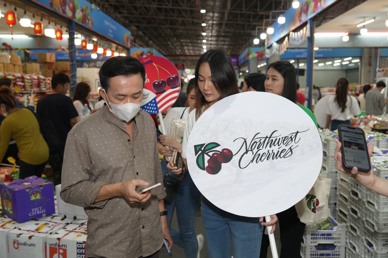 ตลาดไท ผนึกนอร์ธเวสต์เชอร์รี่ โปรโมตแอปพลิเคชั่น