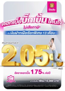 แคมเปญเงินฝากออมสิน