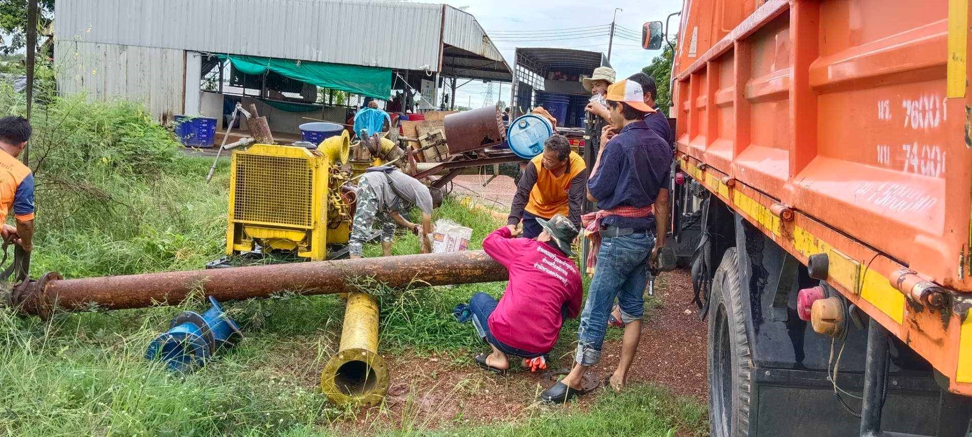 กรมชลฯ เร่งติดตั้งเครื่องสูบน้ำพื้นที่เสี่ยงอุทกภัย
