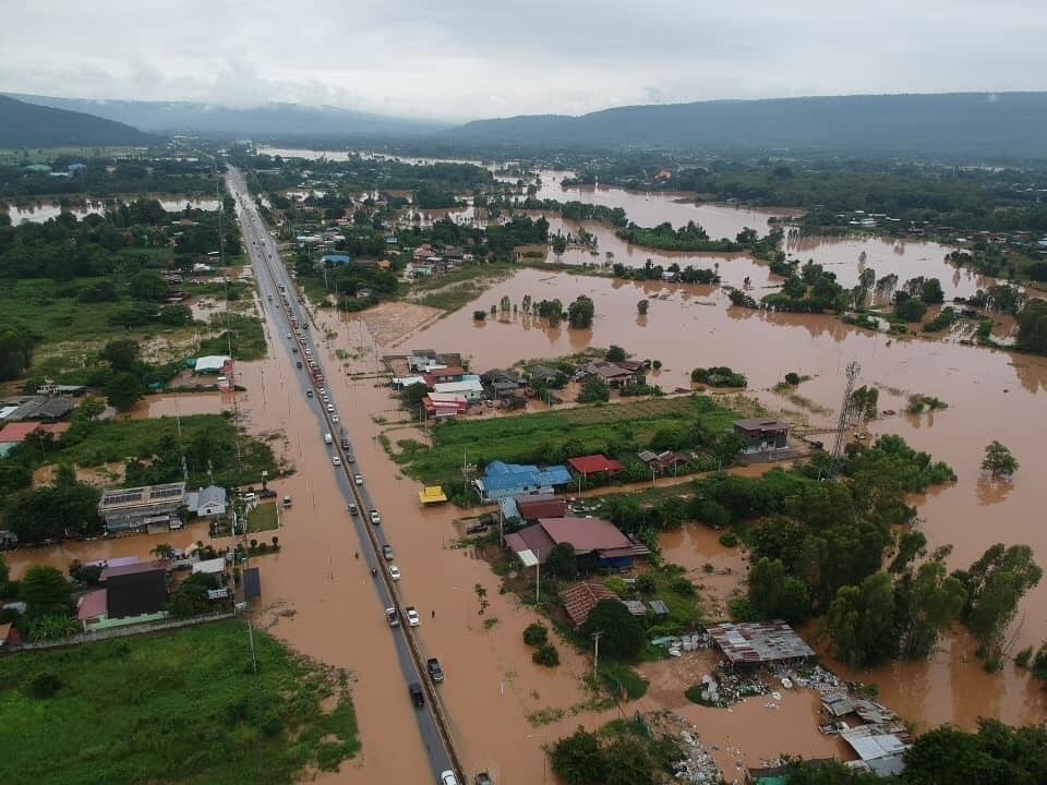 พิษณุโลก น้ำล้นตลิ่งท่วมทางหลวง พร้อมเฝ้าระวังแม่น้ำสายหลักวิกฤต
