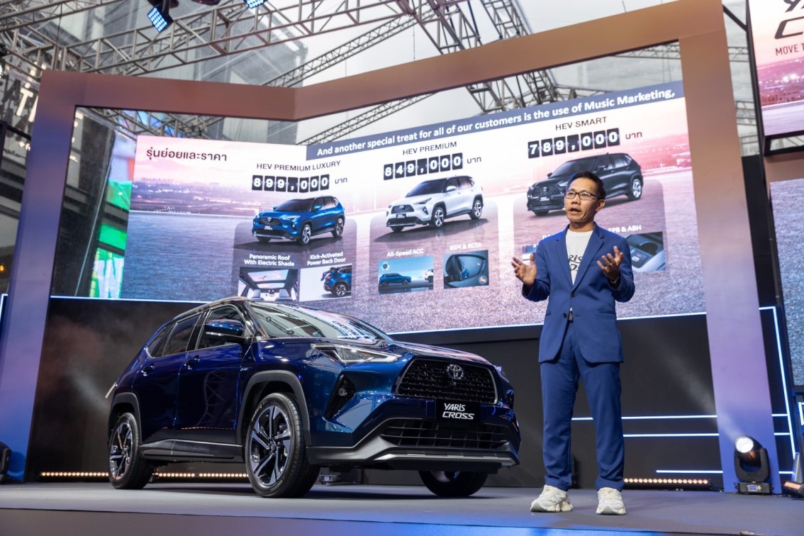 โตโยต้า เผย Yaris Cross กระแสไฮบริดแรง สัปดาห์แรกทะลุ 5,000 คัน 