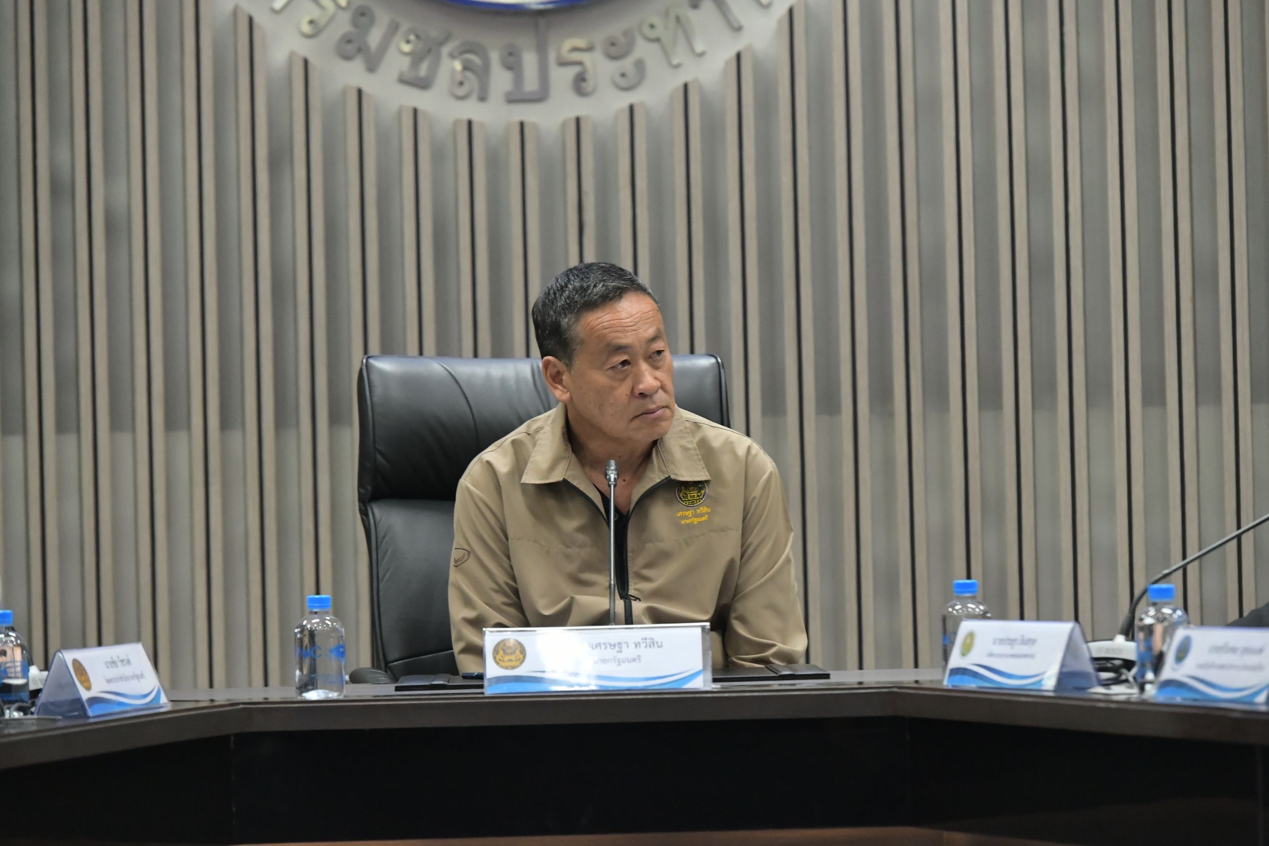 เศรษฐา รุด กรมชลประทาน สั่งรับมือมวลน้ำระลอกใหม่