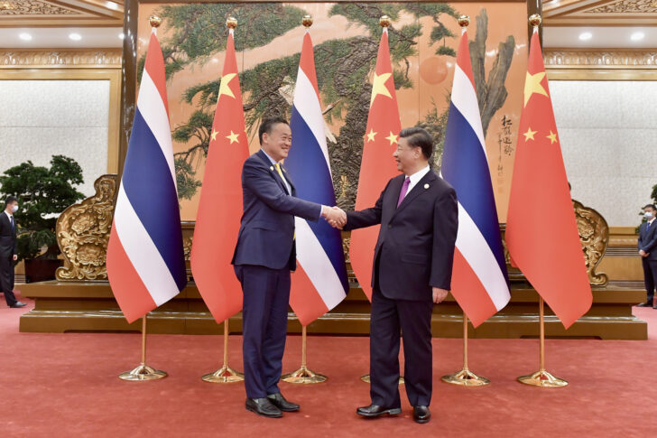 THAI-CHINA-JOINT-STATEMENT รัฐบาลไทย รัฐบาลจีน เศรษฐา สีจิ้นผิง