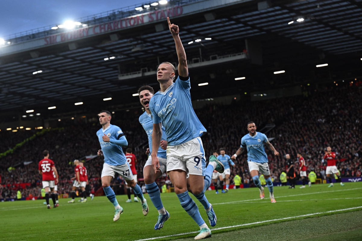 แมนฯ ซิตี้ บุกชนะ แมนฯ ยูไนเต็ด 3-0 เออร์ลิง ฮาแลนด์ เบิ้ลสองประตู