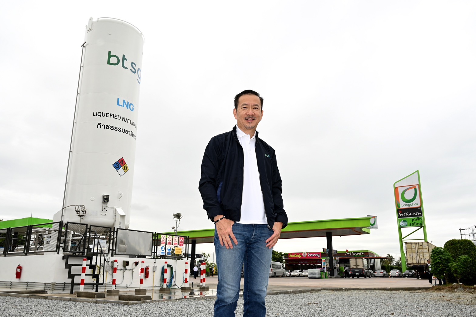 บางจากรุกพลังงานสะอาด เปิดปั๊ม LNG แห่งแรกในไทย มาตรฐานระดับยูโร 6