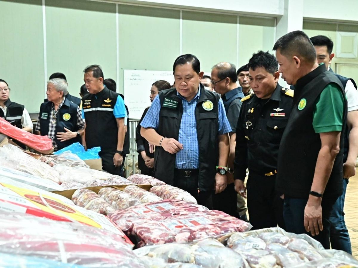 ไชยาลุยเอง ห้องเย็นสมุทรสาคร ซุกเนื้อนำเข้าผิดเถื่อนกว่า 700 ตัน เสียหาย 100 ล้าน