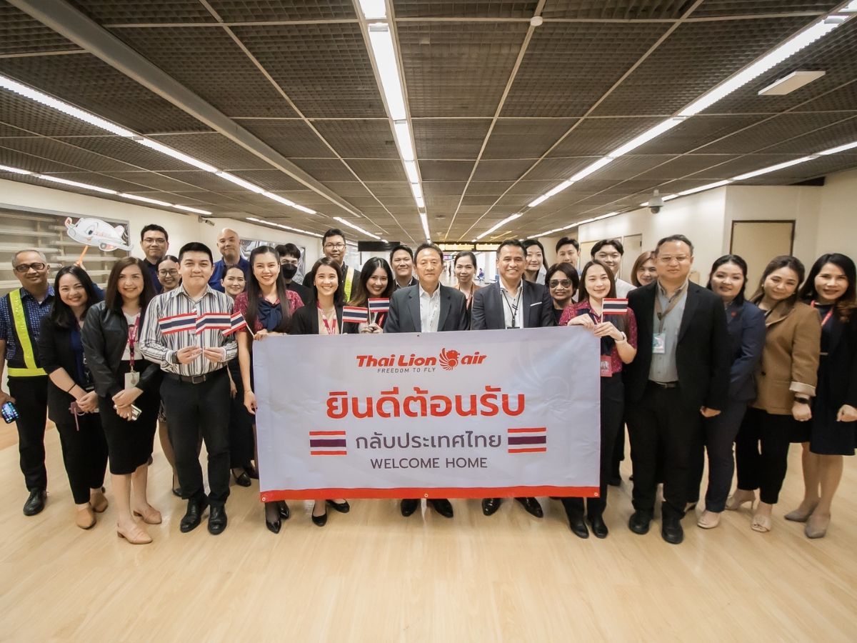 ไทยไลอ้อนแอร์ ร่วมพาชาวไทยในอิสราเอลกลับบ้าน