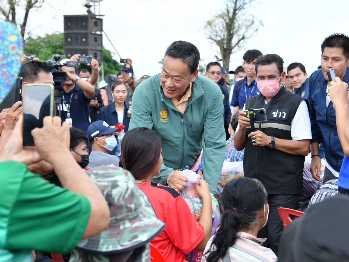 เศรษฐา นำทีมลงพื้นที่ ไฟเขียวโครงการพัฒนาแหล่งน้ำบางระกำโมเดล