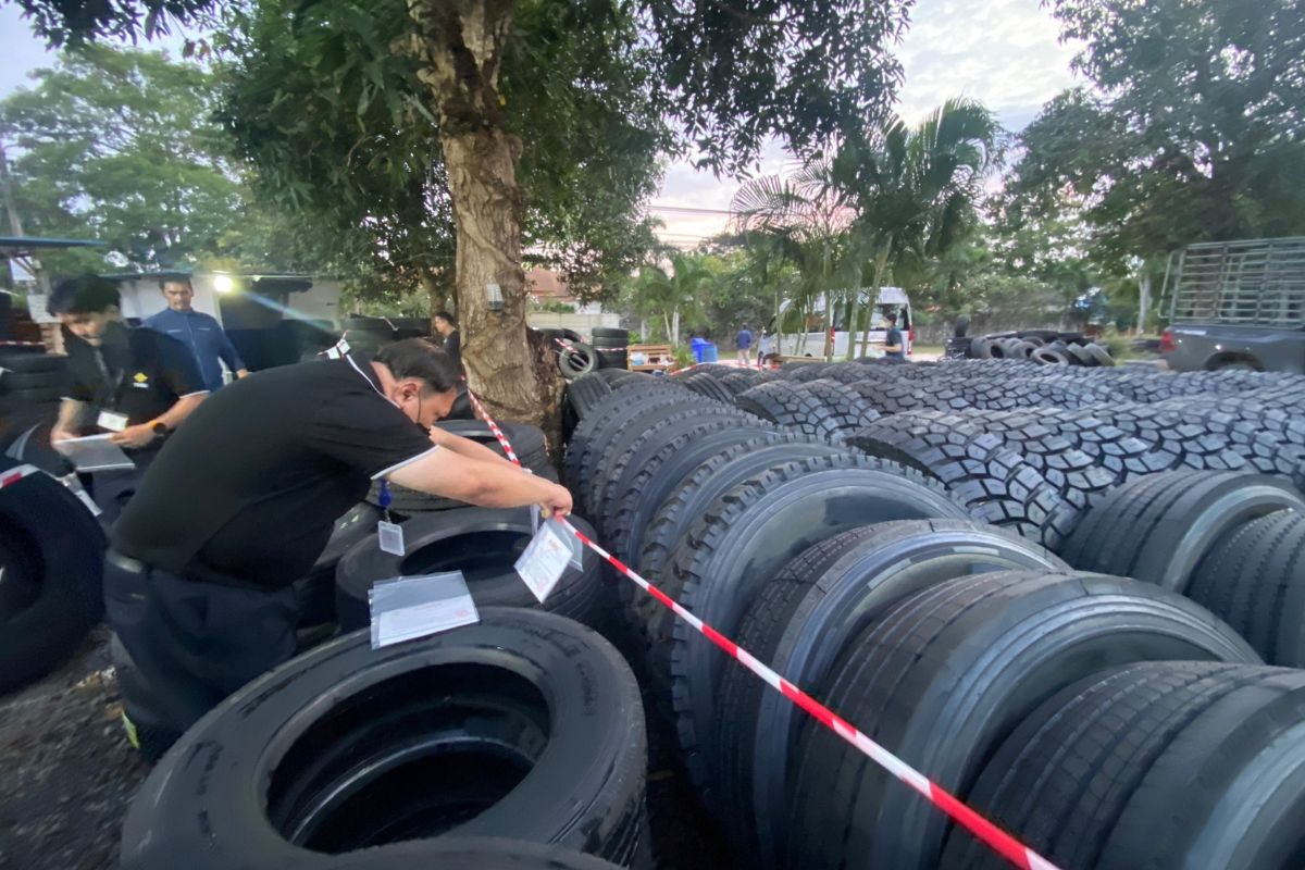 กระทรวงอุตสาหกรรม กวาดล้างยางรถยนต์ตกเกรดกว่า 800 เส้น