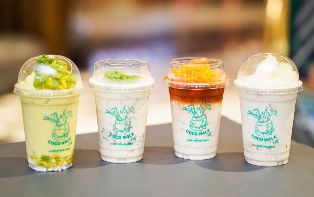 Coco Walk Cafe น้ำมะพร้าวออร์แกนิกแห่งอนาคต สาขาแรกฝั่งธนที่ไอคอนสยาม