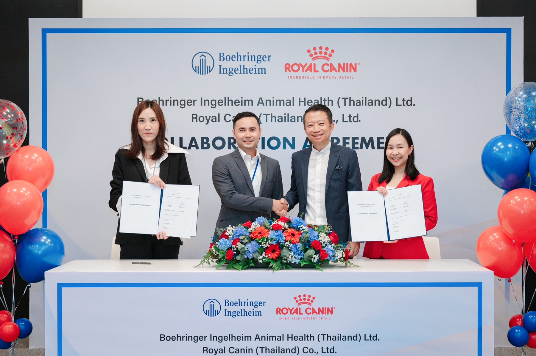 BoehringerจับมือROYAL CANIN ลงนามข้อตกลงยกระดับสุขภาพสัตว์เลี้ยง