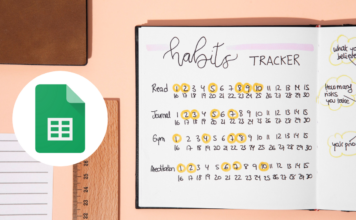 habit tracker-google sheet
