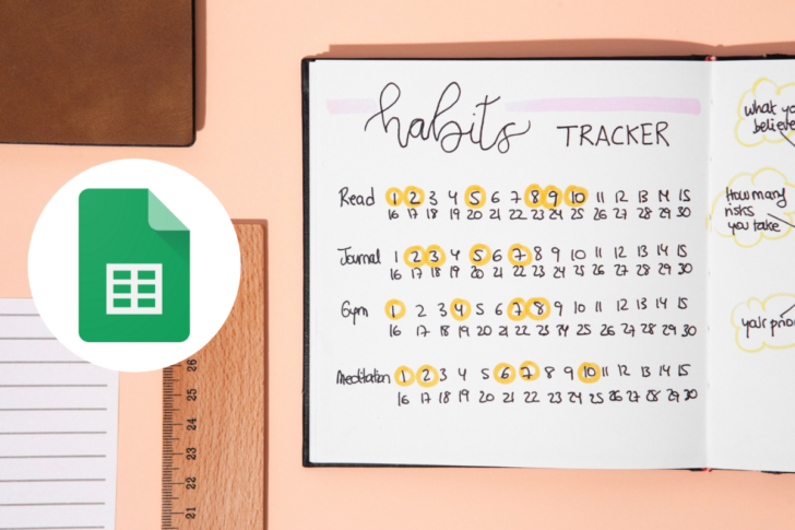 habit tracker-google sheet