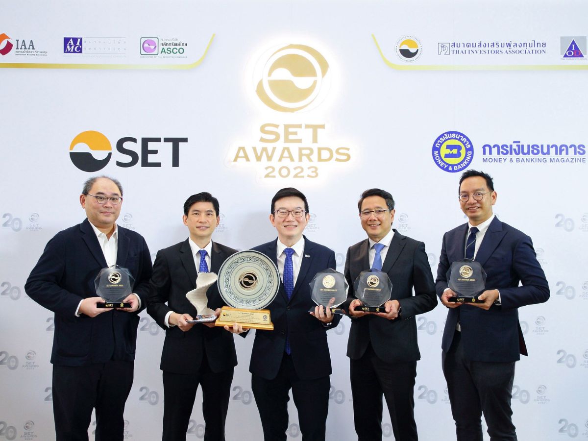 ทิสโก้ คว้า 5 รางวัล SET Awards 2023 “ศักดิ์ชัย” ซีอีโอ ครอง “ผู้บริหารสูงสุดดีเด่น”