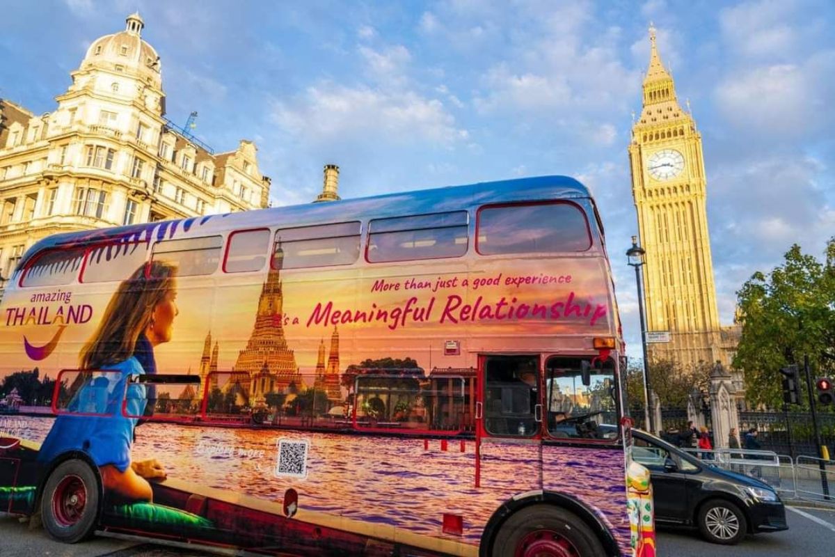 ททท. เปิดตัว Amazing Thailand Bus โปรโมตท่องเที่ยวไทยรอบลอนดอน