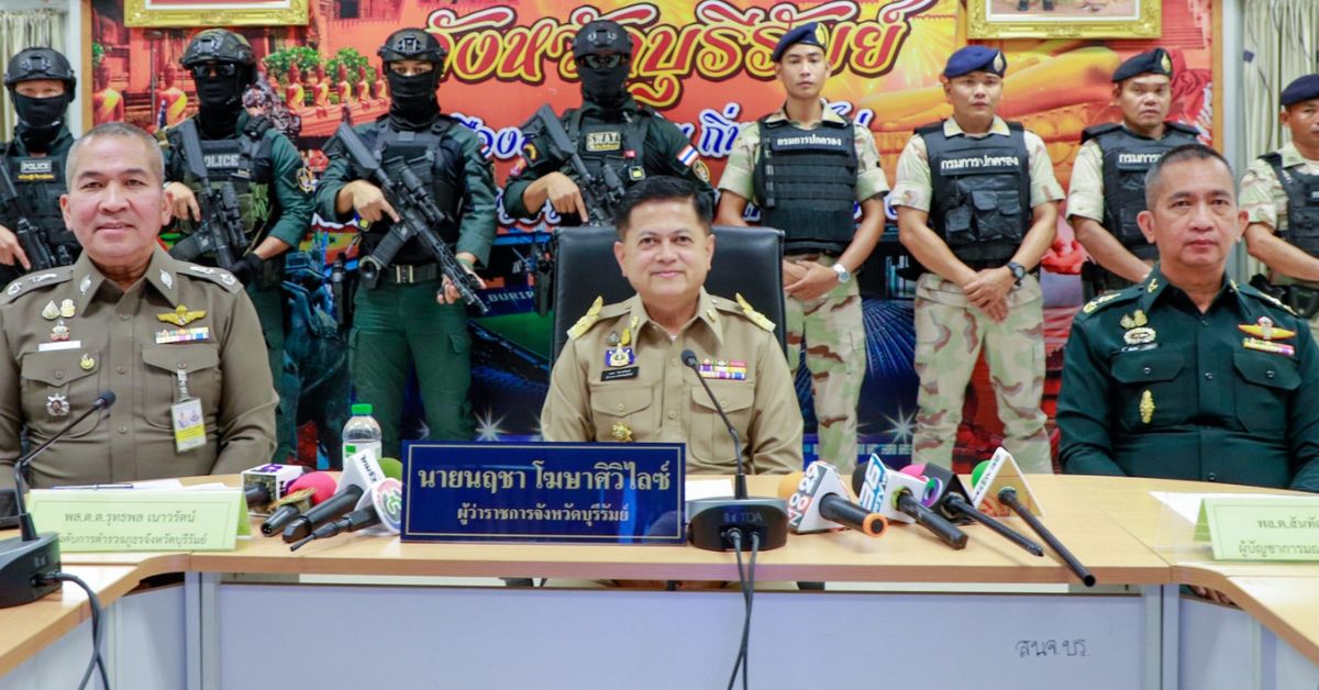 บุรีรัมย์คิกออฟ ปรามผู้มีอิทธิพล 50 คดี ทั้งยาเสพติดและอาวุธปืน