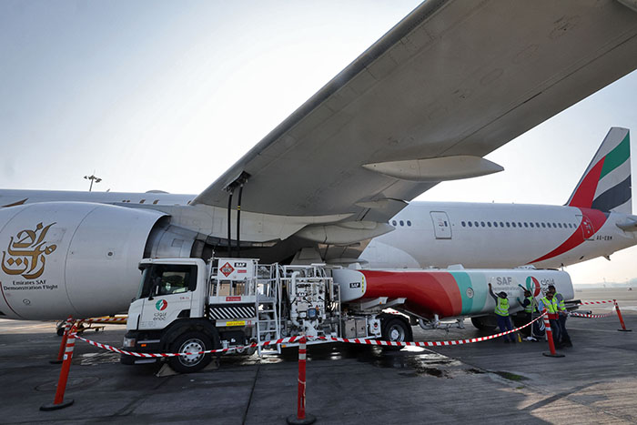 UAE-ENVIRONMENT-AVIATION-ENERGY-EMIRATES