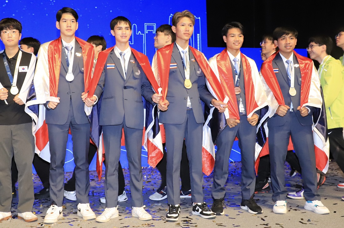 ไทยคว้า 6 เหรียญ Worldskills Asia 2023 แข่งฝีมือแรงงาน กรุงอาบูดาบี
