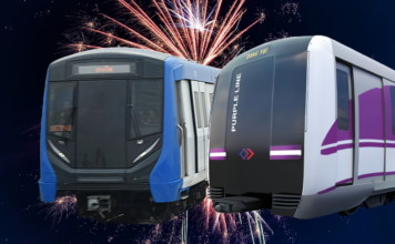 รถไฟฟ้า MRT สายสีน้ำเงิน สายสีม่วง ปีใหม่