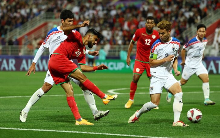ทีมชาติไทยเสมอโอมาน 0-0 ประตู โอกาสเข้ารอบ 16 ทีม เอเชียน คัพ สดใส