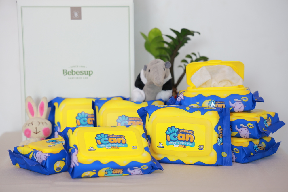 BEBESUP แบรนด์ทิชชู่เปียกรักษ์โลกจากเกาหลี ย่อยสลายในน้ำได้