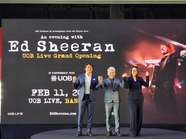 176815 UOB LIVE ดึง ED SHEERAN จัดคอนเสิร์ต
