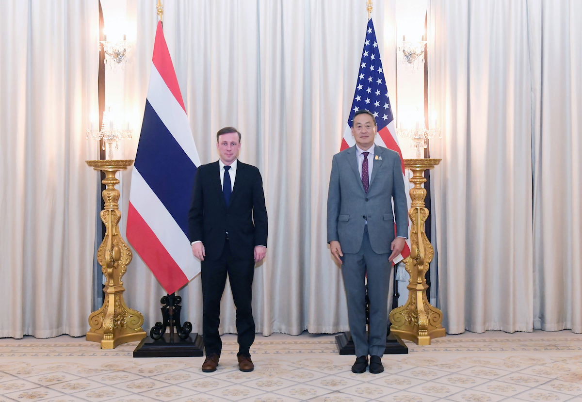 ที่ปรึกษาความมั่นคงสหรัฐ พบเศรษฐา-ปานปรีย์ หารือความร่วมมือสหรัฐ-ไทย