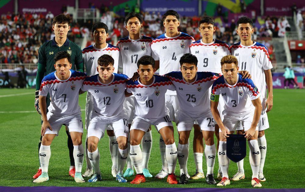 ออปต้า วิเคราะห์ทีมชาติไทยมีโอกาสเข้ารอบ 16 ทีมสุดท้ายเอเชียน คัพ 99.9%