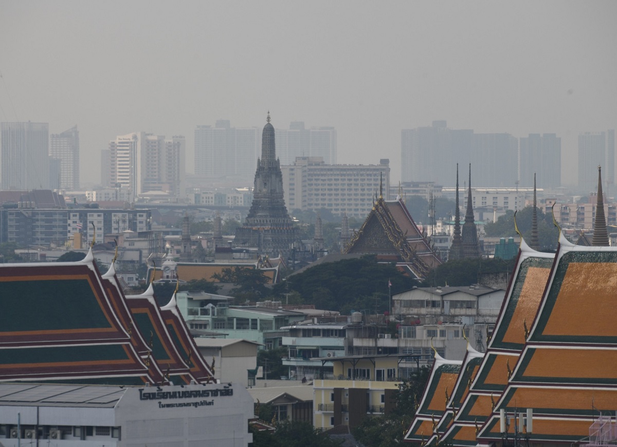 GISTDA ชี้ 32 เขต กทม.อากาศดี ฝุ่น PM 2.5 น้อย
