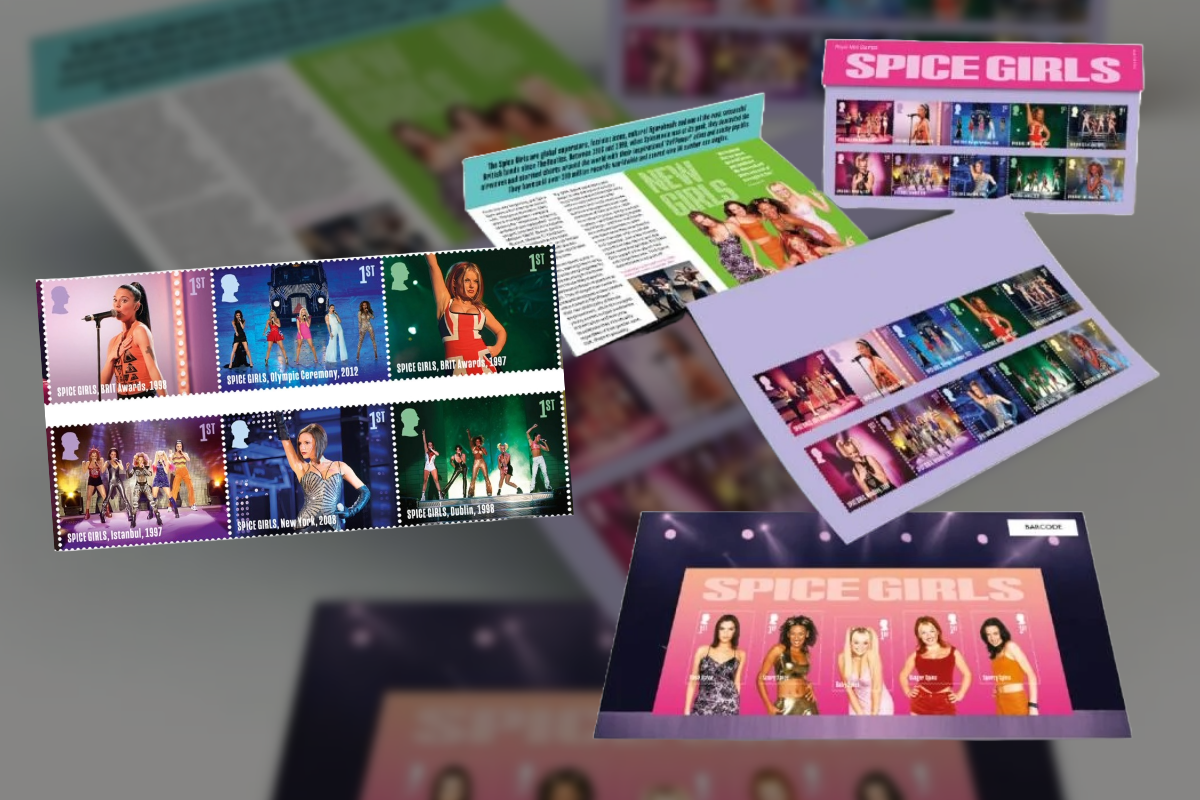 ไปรษณีย์อังกฤษ ออกแสตมป์ชุดพิเศษ ครบรอบ 30 ปี Spice Girls